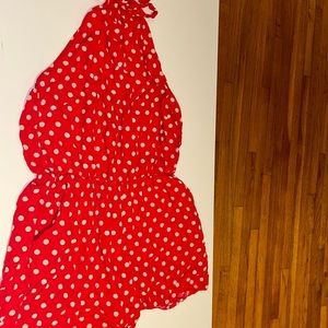 Polka dot romper